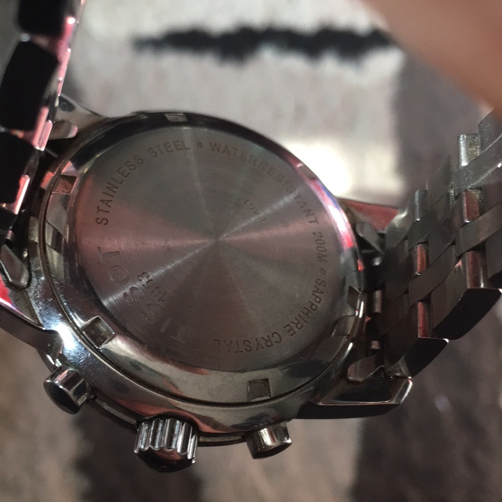 blue face tissot watch - Picture 4 of 5